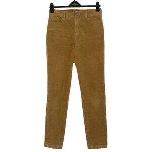 Brooks Brothers Mid-Rise Corduroy Tapered Leg Ankle Jean in Camel - Size 6